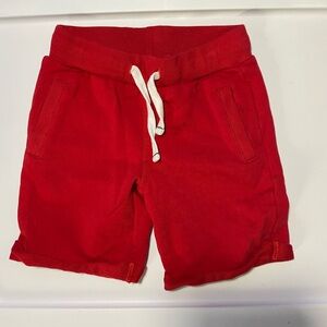 WEEK-END À LA MER, Boys Red Cotton Jersey Shorts